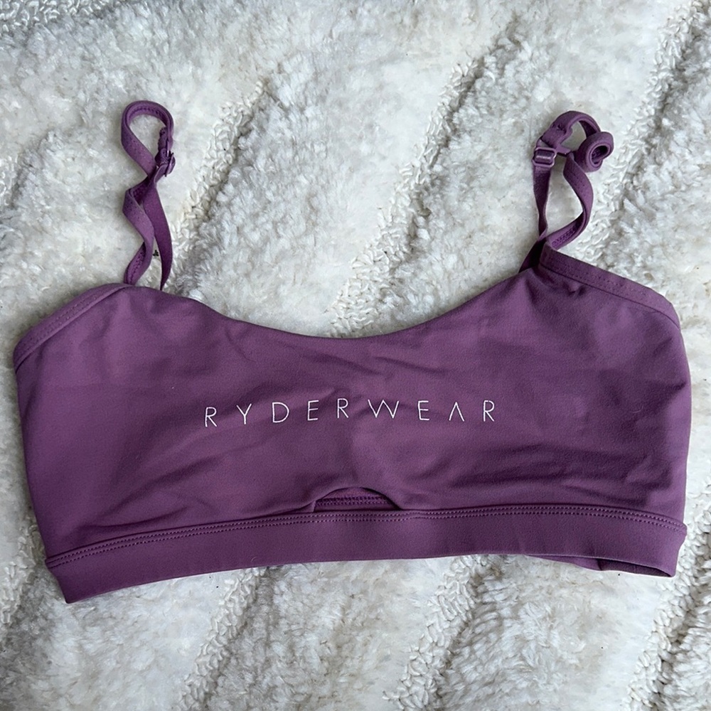 Ryderwear Purple Seamless Sports Bra Size M